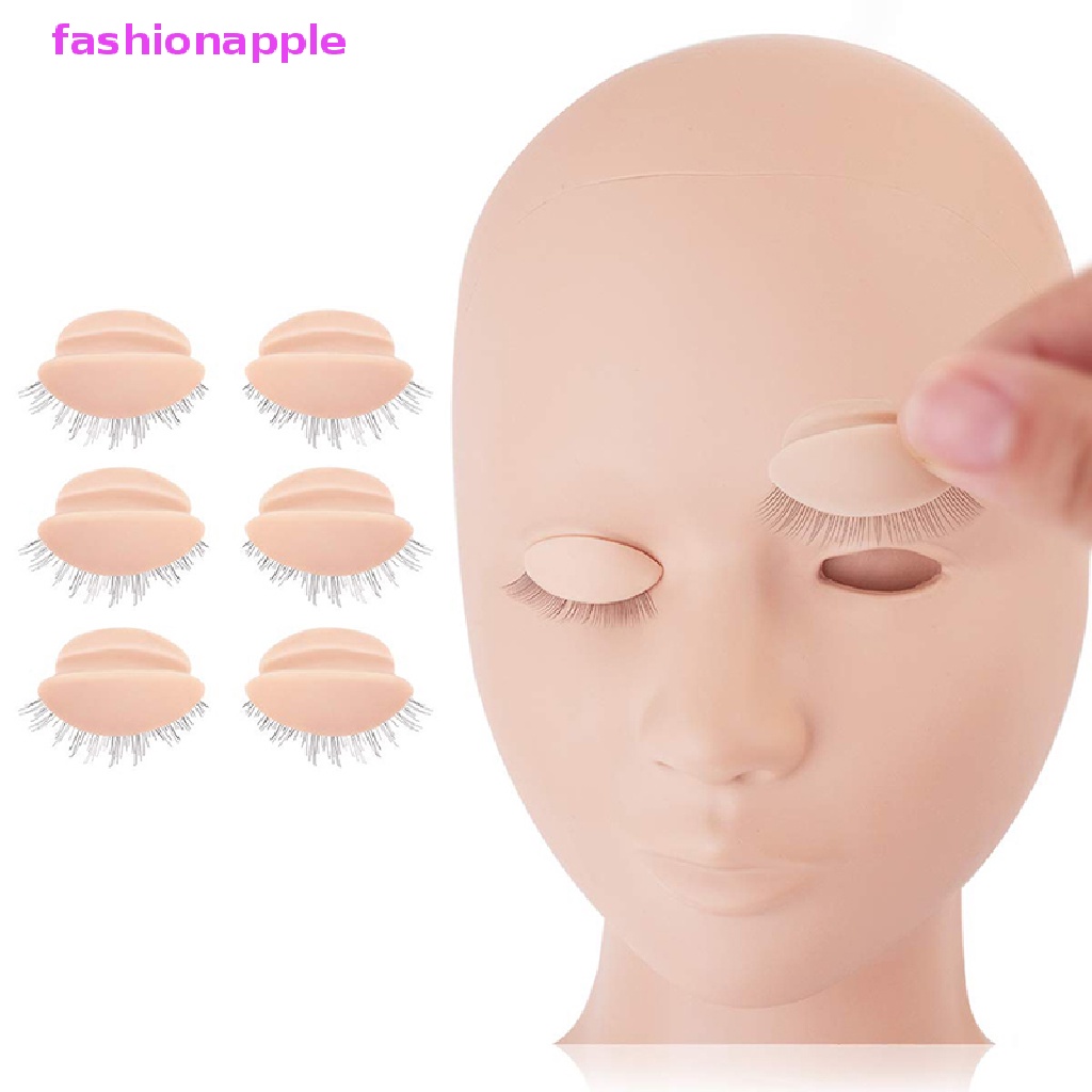 Miếng Silicone Thực Hành Nối Mi Giả Có Thể Tháo Rời