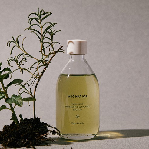 Tinh dầu dưỡng da toàn thân bạc hà và khuynh diệp Aromatica Awakening Body Oil Peppermint & Eucalyptus 100ml