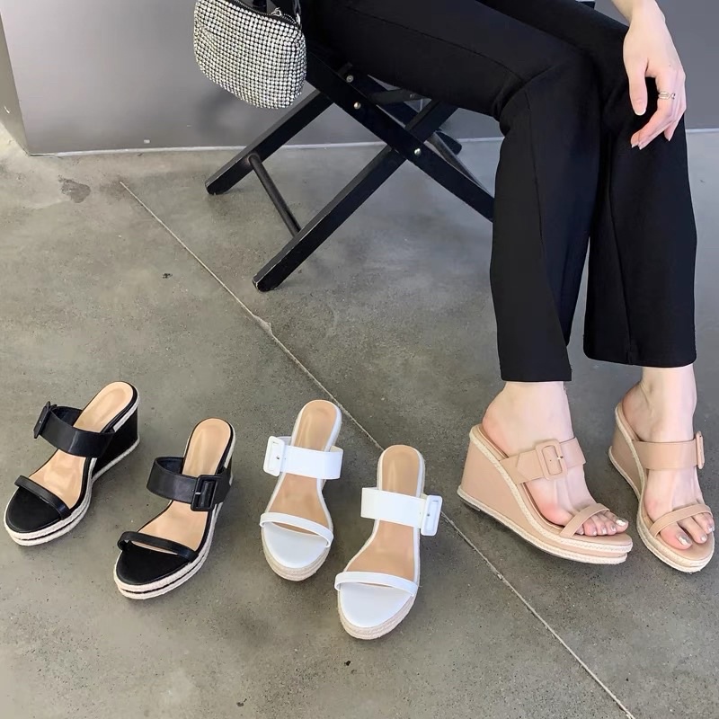 Dép nữ đế xuồng 10cm thời trang hot quảng châu
