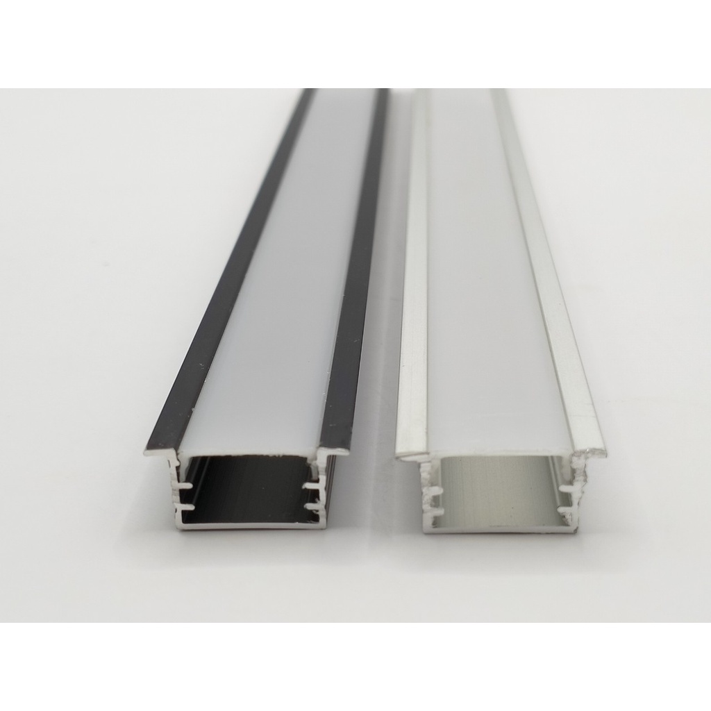 Thanh nhôm led U có viền 1509B dài 3m