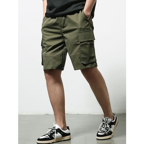 Quần Short Nam Kaki Túi Hộp UNISEX