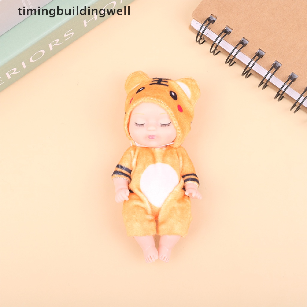 Búp Bê Đồ Chơi Mini 11cm Hình Động Vật Đang Ngủ Dễ Thương Cho Bé