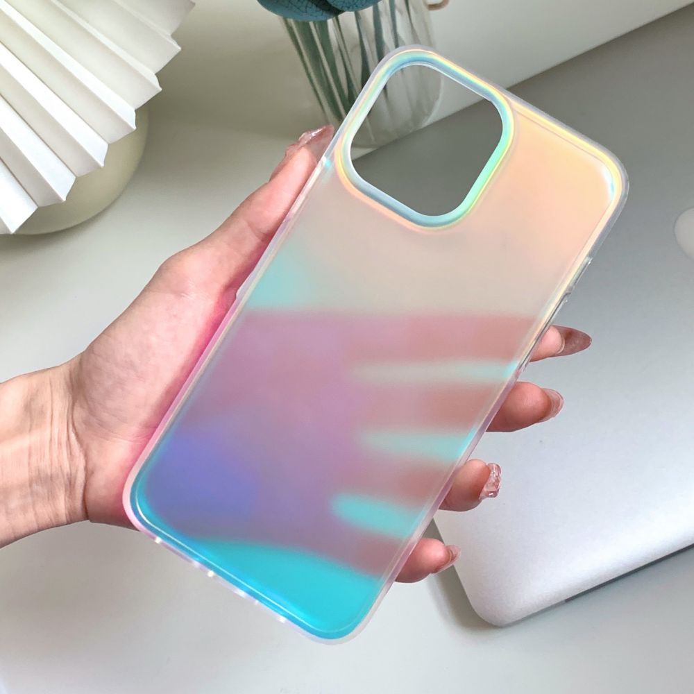 Ốp Điện Thoại TPU Mềm Nhám Trong Suốt Chống Sốc Màu Laser Sang Trọng Cho IPhone 11 12 13 14 Pro Max