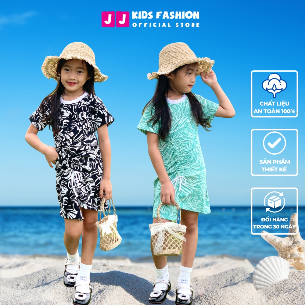 Váy cho bé gái rút dây thời trang size đại cỡ lớn - JJ Kids