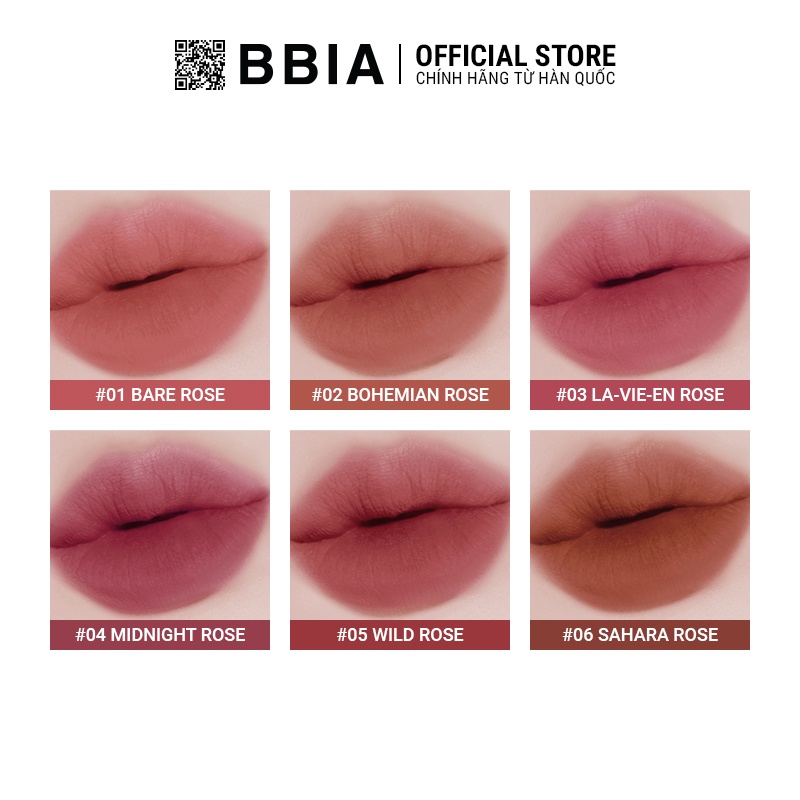 Son kem Bbia Smudge Tint (6 màu) 3g - Bbia Official Store