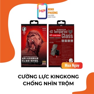 Kính Cường Lực KingKong Chống Nhìn Trộm Dành Cho iphone 7Plus 8Plus X Xs