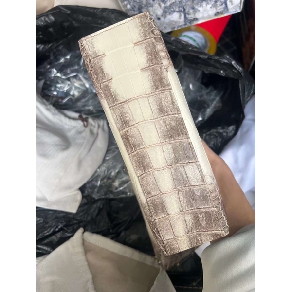 Túi hm kelly bạch tạng