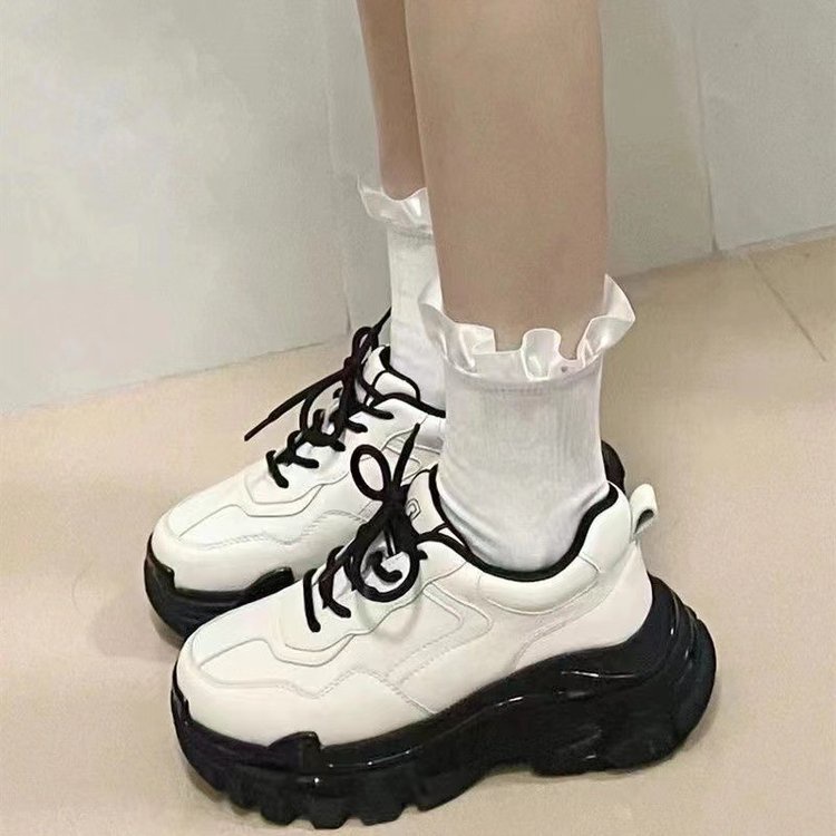 ❤ [Độn 5P] Giày thể thao nữ xanh 2022 phong cách Hàn Quốc năng động - sneaker độn đế 5cm