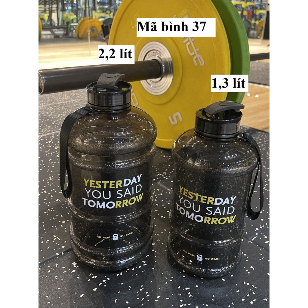 Bình nước 2,2 lít No Pain No Gain