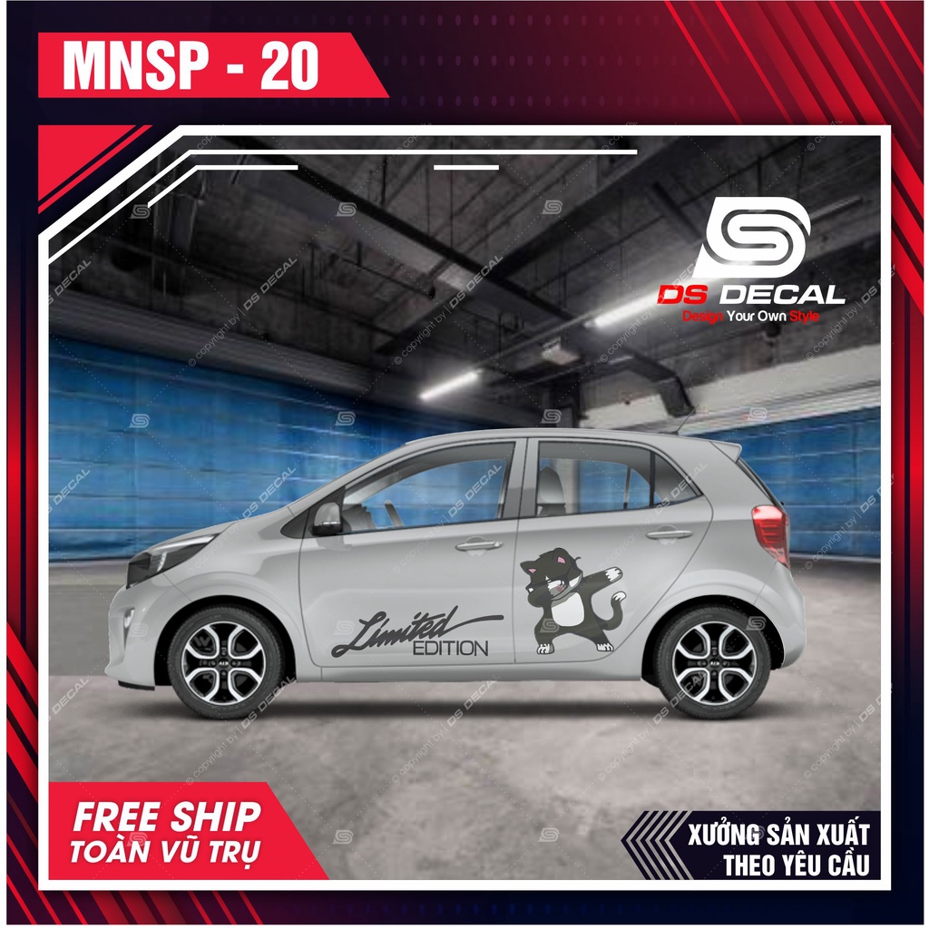Tem dán xe ô tô Kia Morning - 20 - decal dán xe ô tô - DS Decal