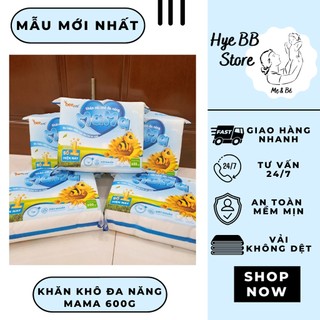 [HÀNG CHÍNH HÃNG] KHĂN VẢI KHÔ ĐA NĂNG MAMA (Bịch 600g)
