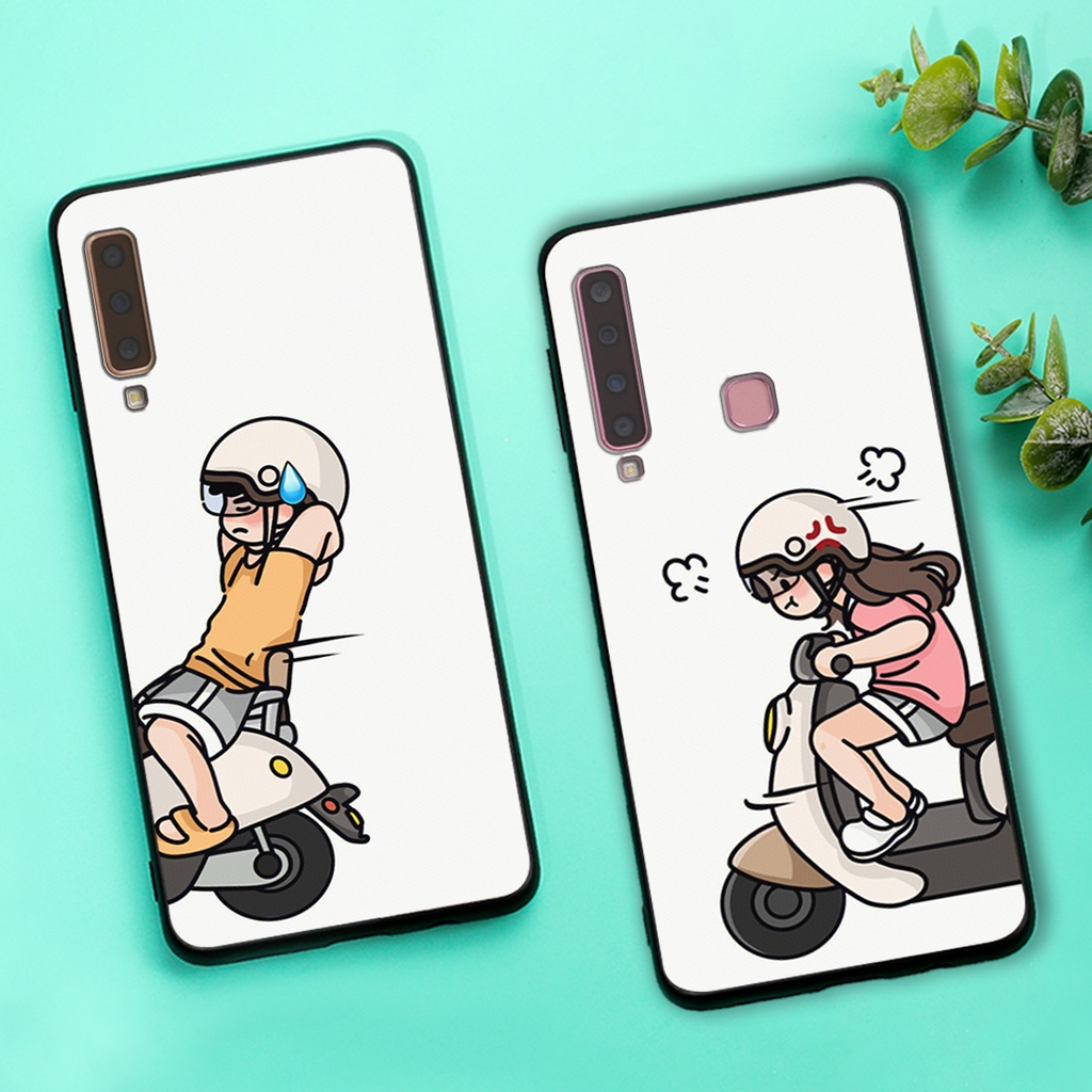 Ốp lưng Samsung A7 2018 / Samsung A9 2018 in hình dành cho các cặp đôi couple đáng yêu dễ thương