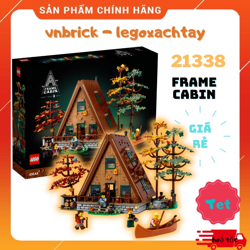 LEGO Ideas 21338 A-Frame Cabin Nhà Chữ A