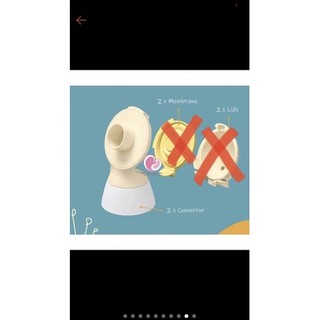 Nắp cổ trước medela freestyle flex