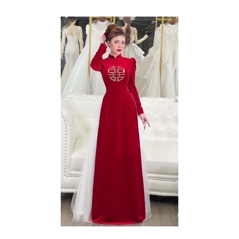 Váy lưới mặc áo dài