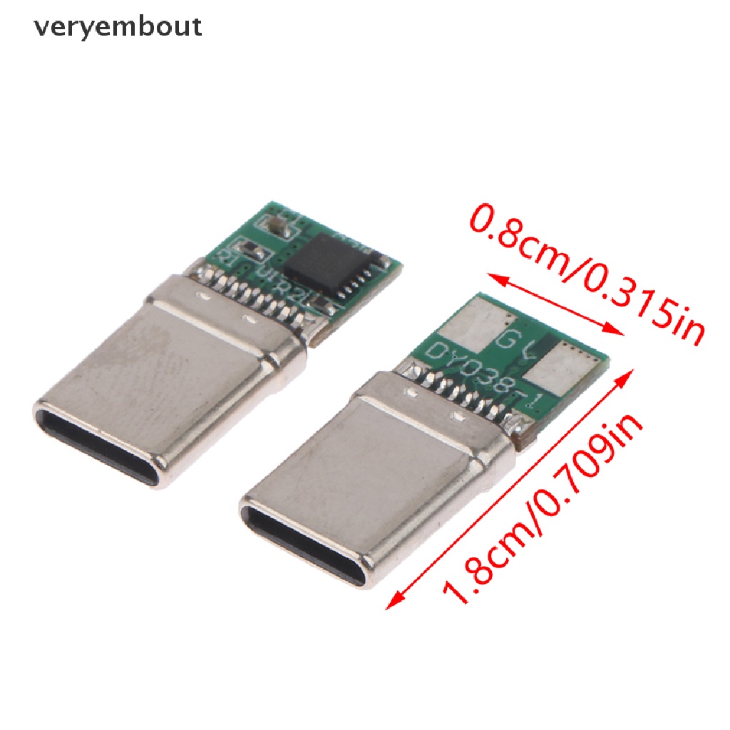 1 Chiếc Bảng Mạch Giải Mã Sạc Nhanh USB Loại C 5V 9V 12V 15V 20V