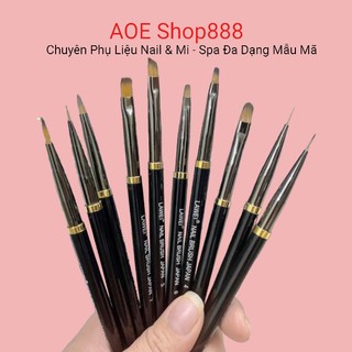 Bộ cọ lawie 10 cây - Sét cọ vẽ 10 cây chuyên dụng trong ngành nail