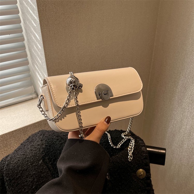 Túi Đeo Chéo Màu Sắc retro Đơn Giản Cho Nữ