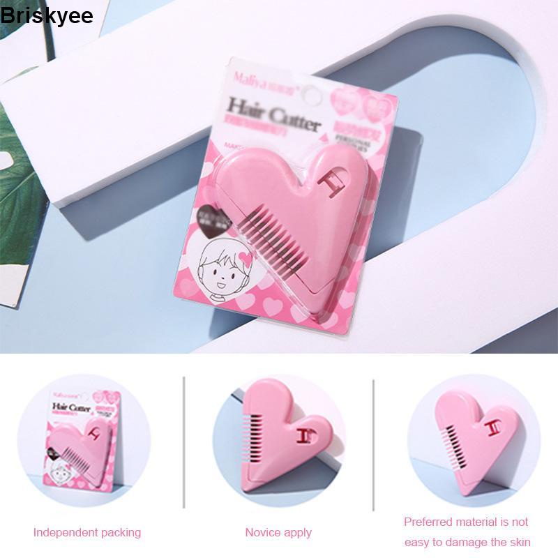 🎶Lược Cắt Tóc Hai Mặt mini Hình Trái Tim Dễ Thương An Toàn Cho Bé