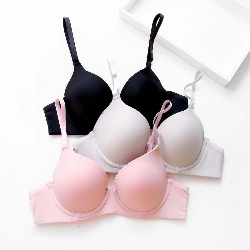 Áo lót nâng ngực CUTEBYTE cúp 3 / 4 màu trơn thời trang cao cấp cho nữ size 32-38