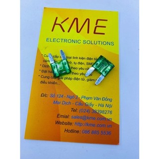 Cầu chì dẹt 30A màu xanh