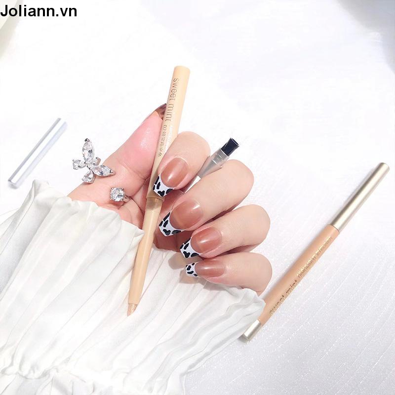 🎐Joliann🎐Bút  Phấn mắt Sweet Mint sáng màu trắng điểm nhũ ánh ngọc trai lâu trôi chống thấm nước