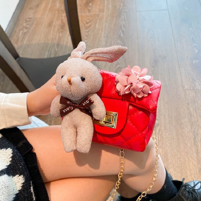 Túi Đeo Chéo Hình Thỏ Dễ Thương Cho Bé Gái