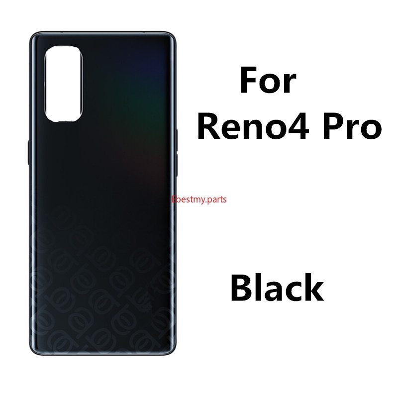 Emp- Ốp Điện Thoại Mặt Kính Phía Sau Bảo Vệ Pin Cho oppo reno 4 pro