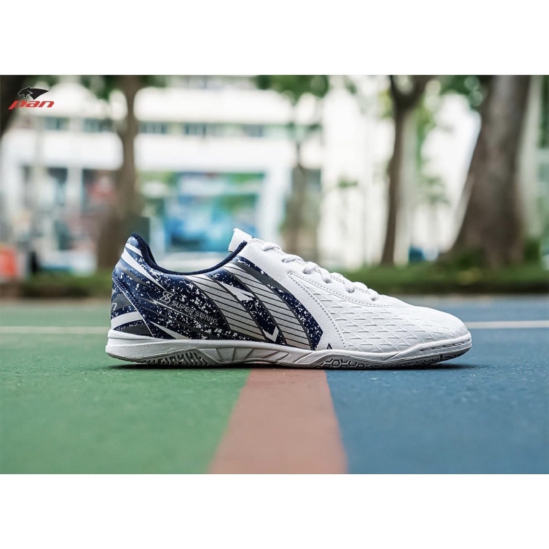 GIÀY BÓNG ĐÁ PAN SUPER SONIC MÀU XÁM ĐẾ IC