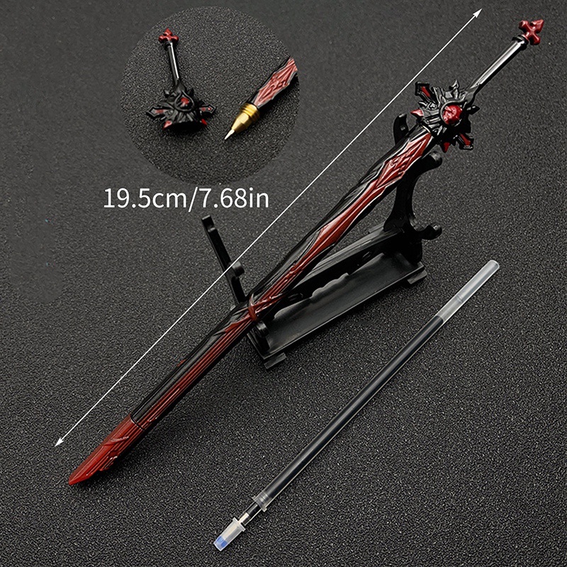 Bút Bi Tạo Hình Vũ Khí Anime Songping Game Genshin Va Chạm Đẹp Mắt