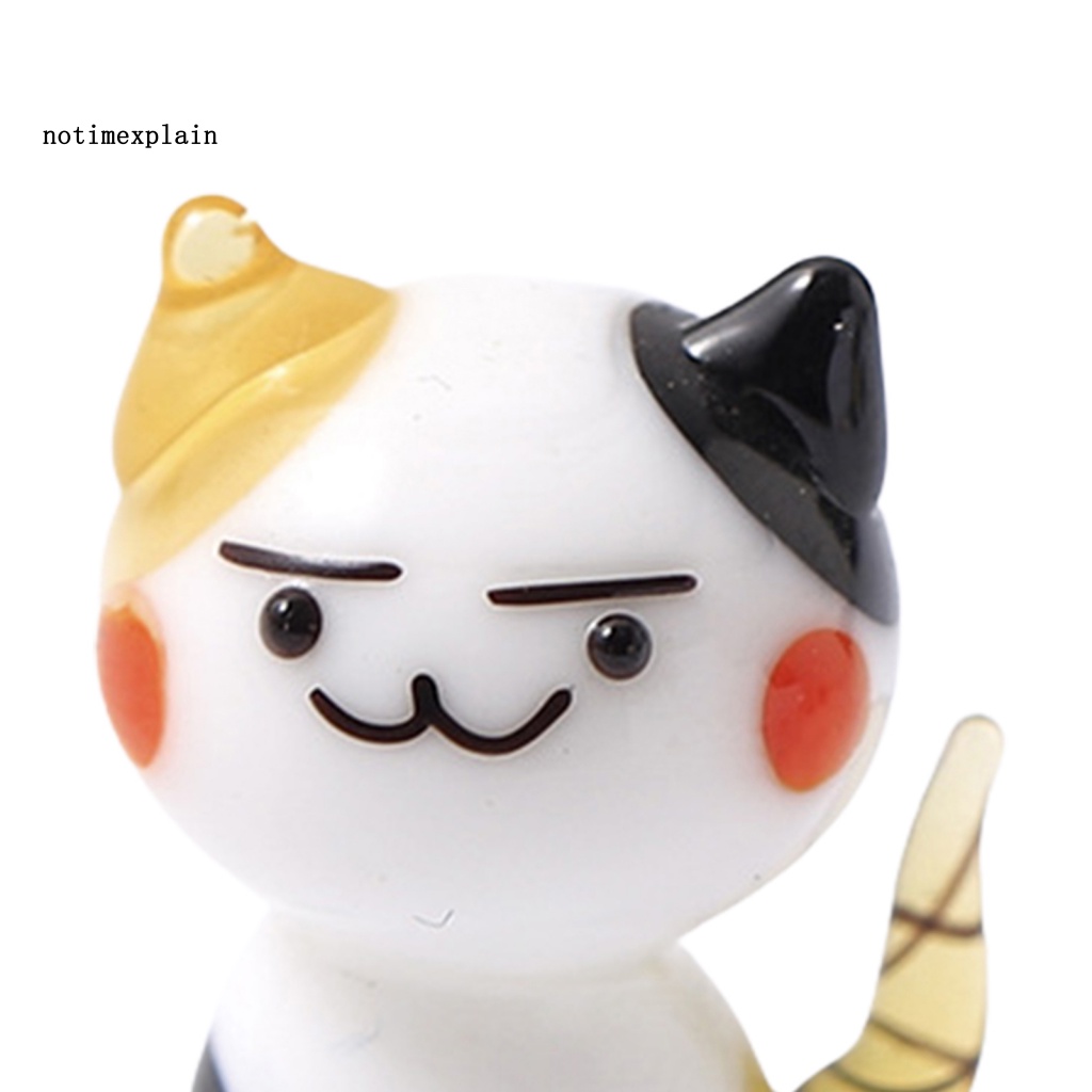 Nta Mô Hình Nhân Vật Động Vật Nhỏ Nhắn Bằng Thủy Tinh Dễ Thương Dùng Hàng Ngày