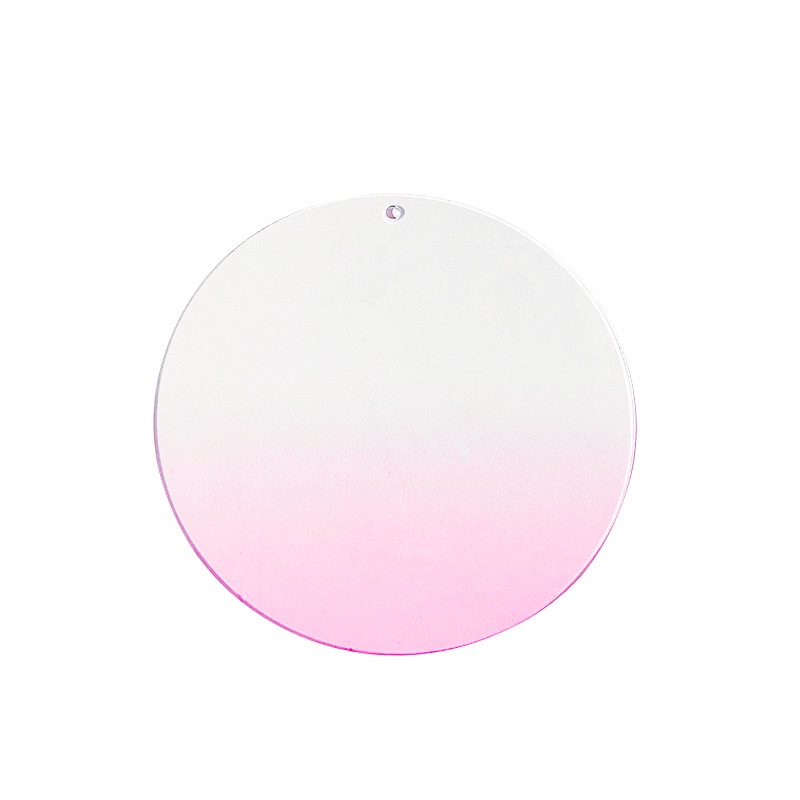 Móc Chìa Khóa Bằng Acrylic Màu Gradient Kích Thước Lớn DIY