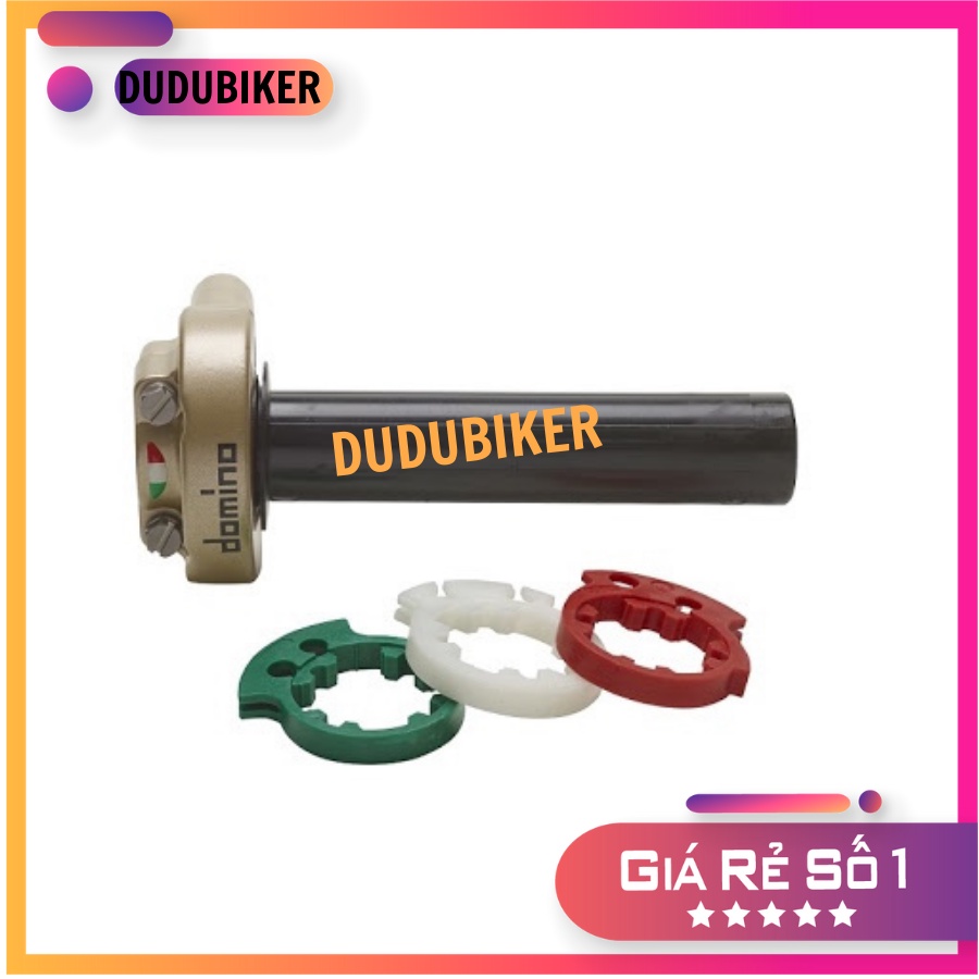Combo cùm tăng tốc Domino 2 dây kèm bao tay Daytona