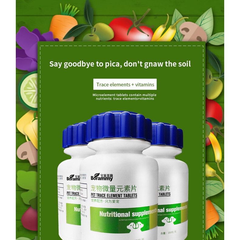 Viên khoáng chất- bổ sung khoáng chât cho chó mèo- trị chó mèo ăn bậy-Boramy