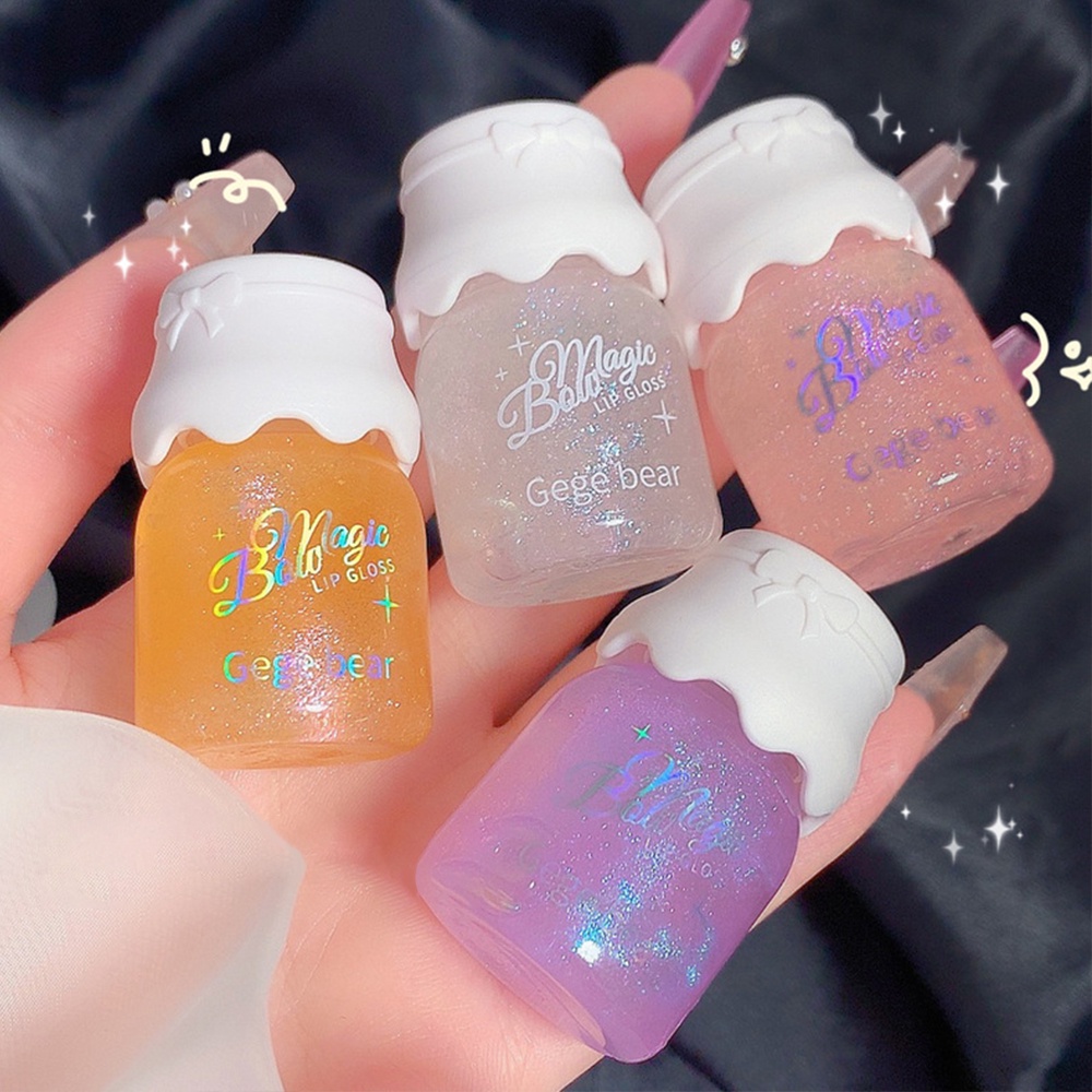 Gege Bear Son Bóng Ánh Ngọc Trai Lấp Lánh Trong Mờ Mini 5 Màu Lựa Chọn Trang Điểm Cho Nữ