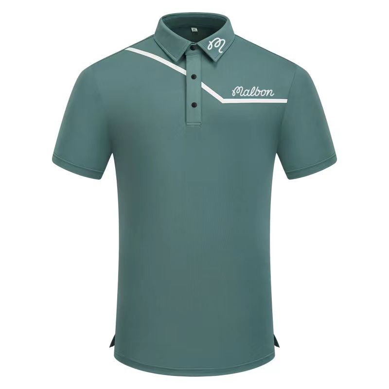 Malbon Golf Áo Thun Thể Thao Tay Ngắn Thoáng Khí Nhanh Khô Cho Nam