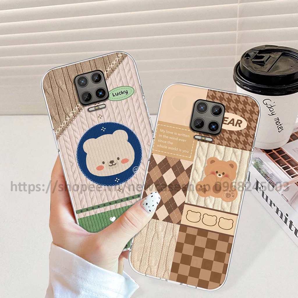 Ốp lưng Vsmart Aris / Aris Pro in hình họa tiết len Bear Cute