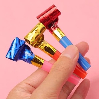 Kèn đồ chơi thổi giấy mini party, kèn giấy, kèn thổi tiệc- kèn lưỡi thổi trong các buổi tiệc party vui nhộn