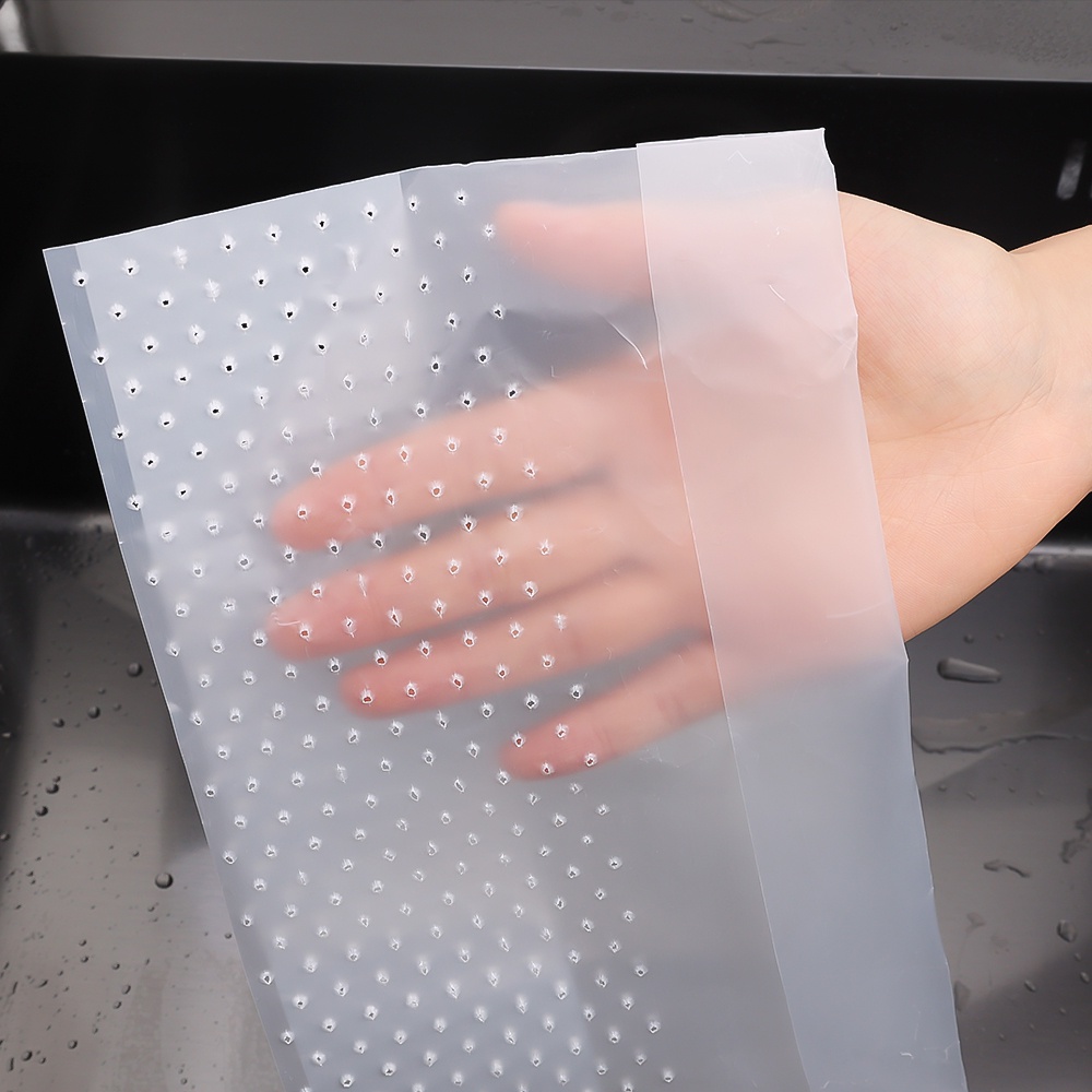 Set 1 / 10 Túi Lọc Rác Bồn Rửa Trái Cây / Rau Củ Quả Tự Dính Dùng Một Lần Cho Nhà Bếp