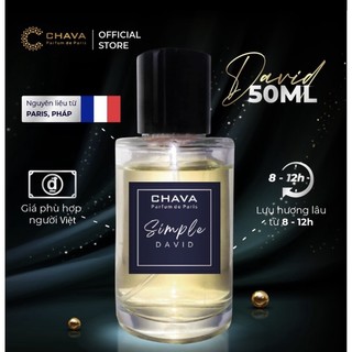 Nước hoa Pháp Chava David 50ml dành cho Nam (Best Seller)