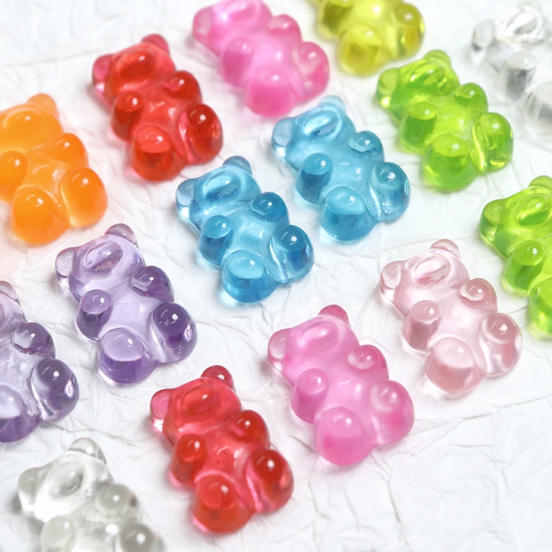Hoạt Hình Ghim Cài Hình Giày crocs Gấu Kẹo Kẹo Gummyjibitz Quyến Rũ Cho Bé Gái charms