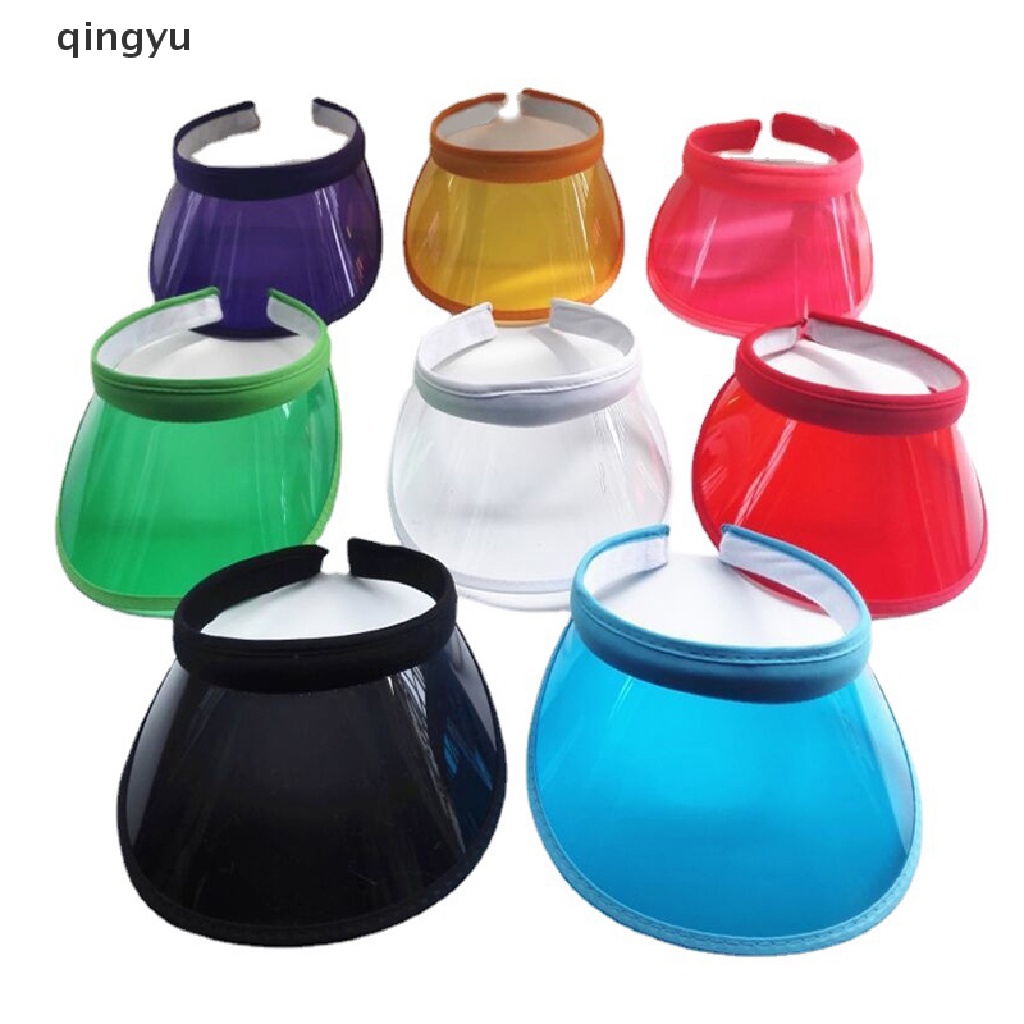 Mũ Lưỡi Trai Thể Thao Bằng Nhựa PVC Trong Suốt Chống Tia UV Mùa Hè Cho Nam Và Nữ