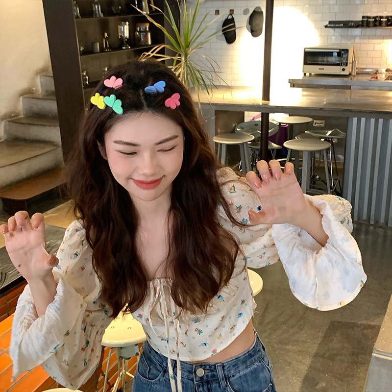 Kẹp Tóc Đính Hình Trái Tim Xinh Xắn Cho Nữ