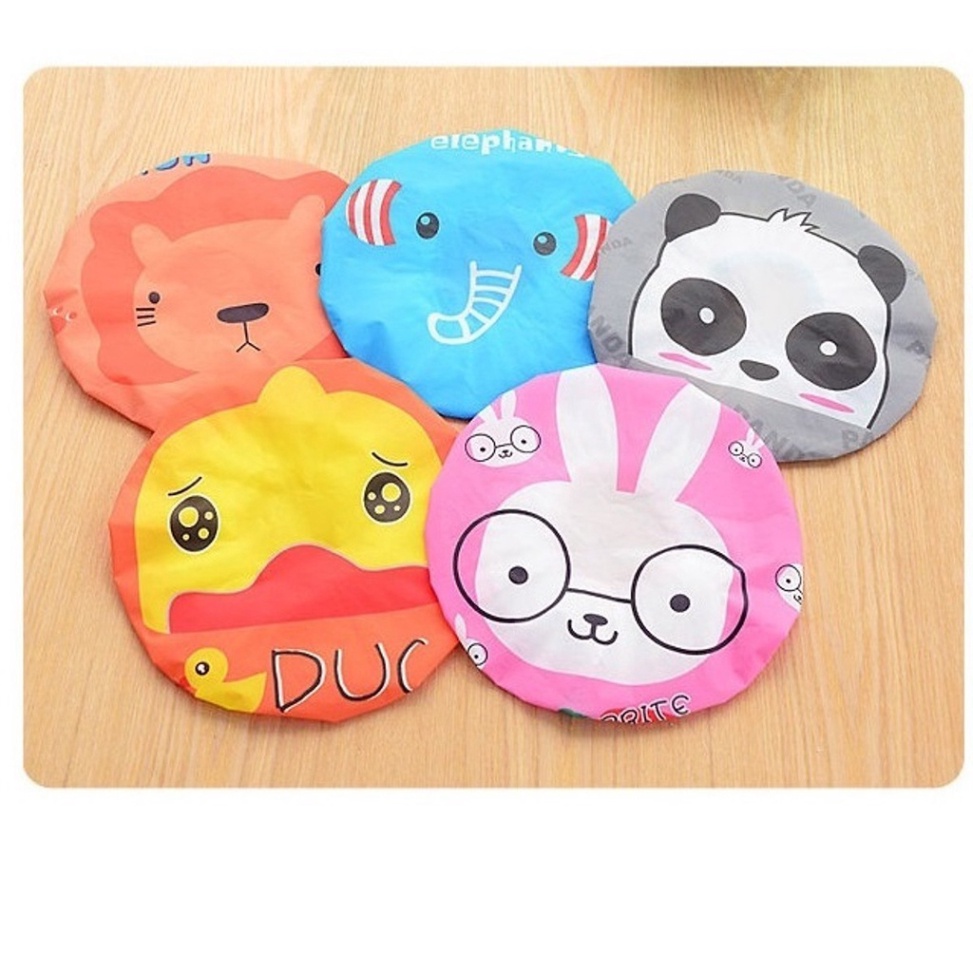 Mũ Tắm Chùm Tóc Crùm đầu chụp Tóc có Họa Tiết .ĐTBC