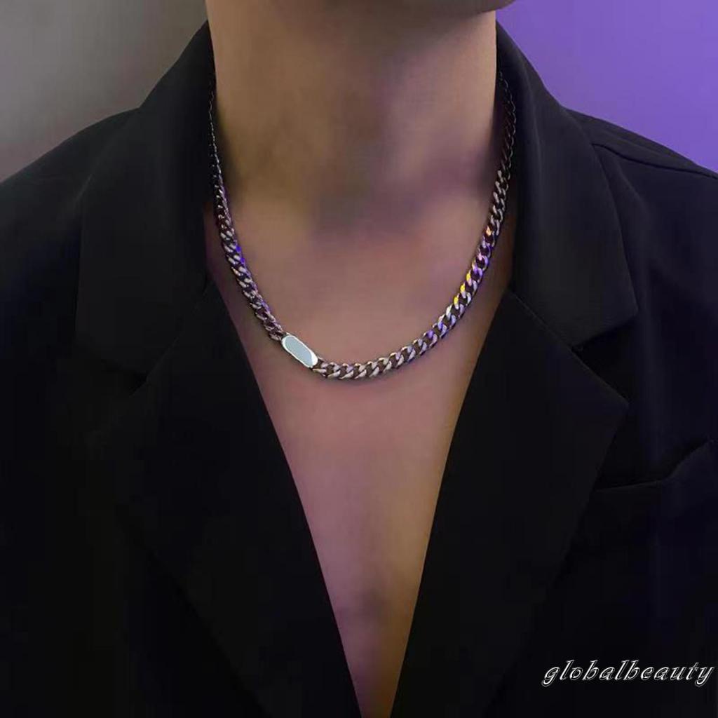 Vòng cổ Thép Titan Phong Cách Hip Hop Có Thể Điều Chỉnh Cho Nam Và Nữ