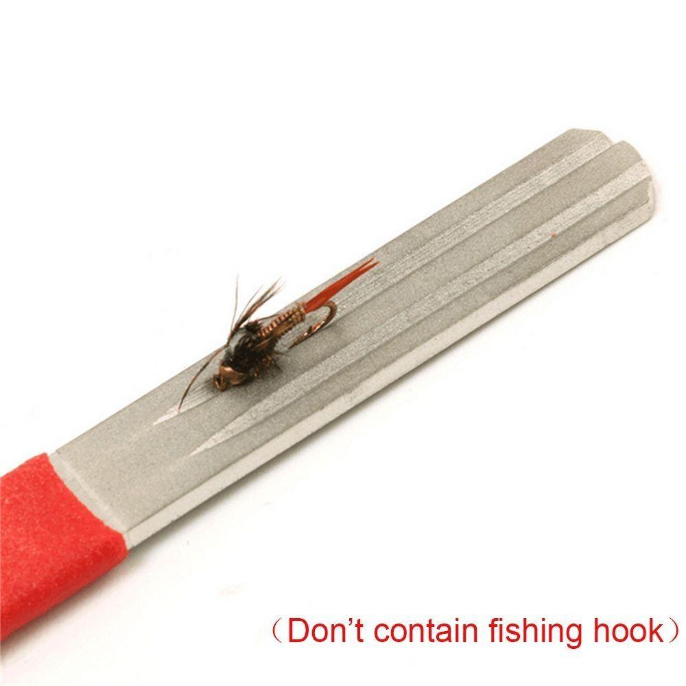 MAYSHOW Bộ 2 Dụng Cụ Mài Lưỡi Câu Cá Một / Hai Mặt