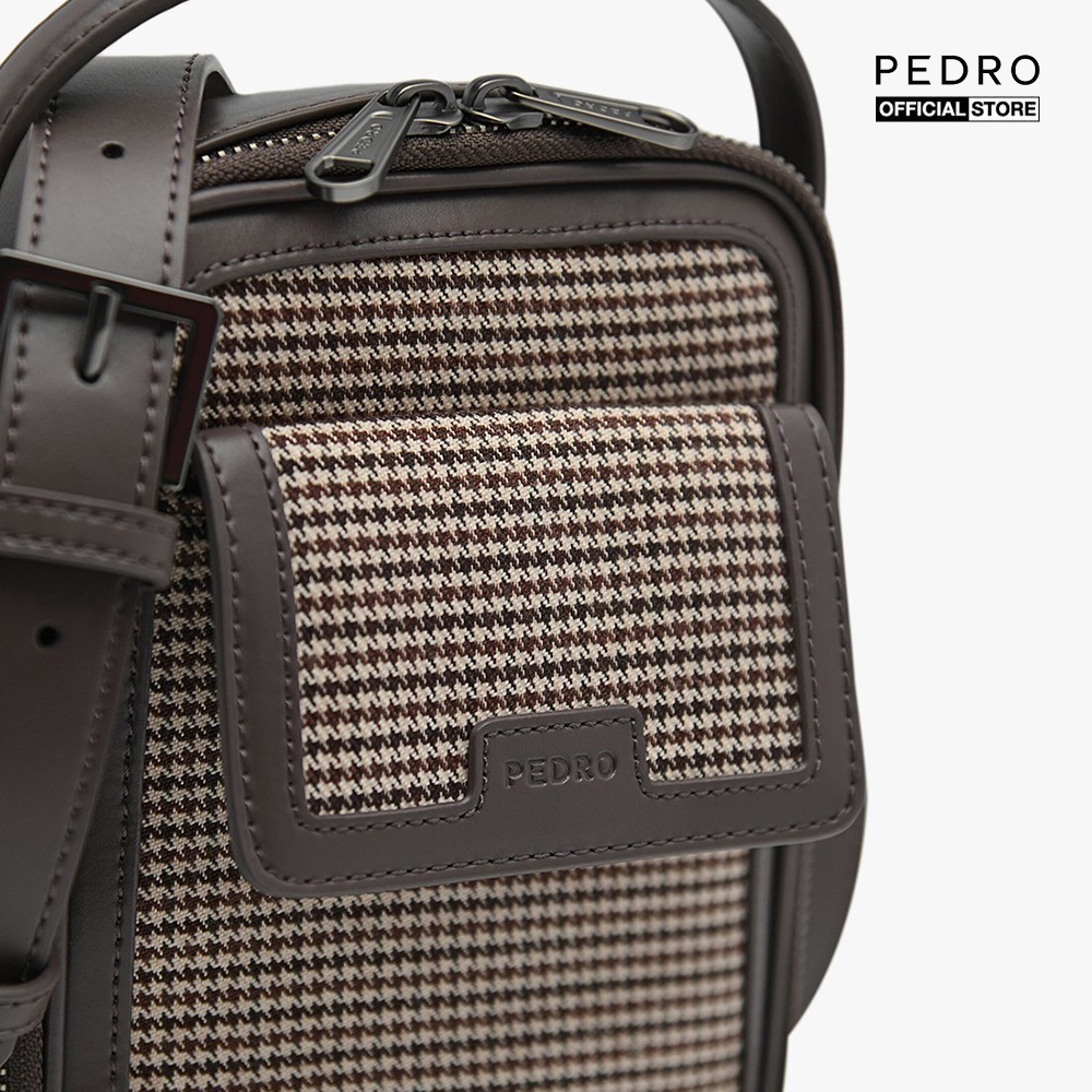 PEDRO - Túi đeo chéo nam phom chữ nhật Synthetic Leather Zipper PM2-26320161-29 #6