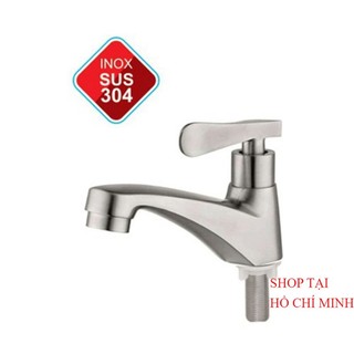 Vòi nước lavabo lạnh inox SUS 304 cao cấp giá rẻ