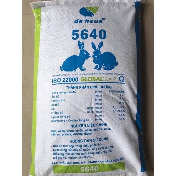 1 kg cám thỏ bọ Dehus - Date mới