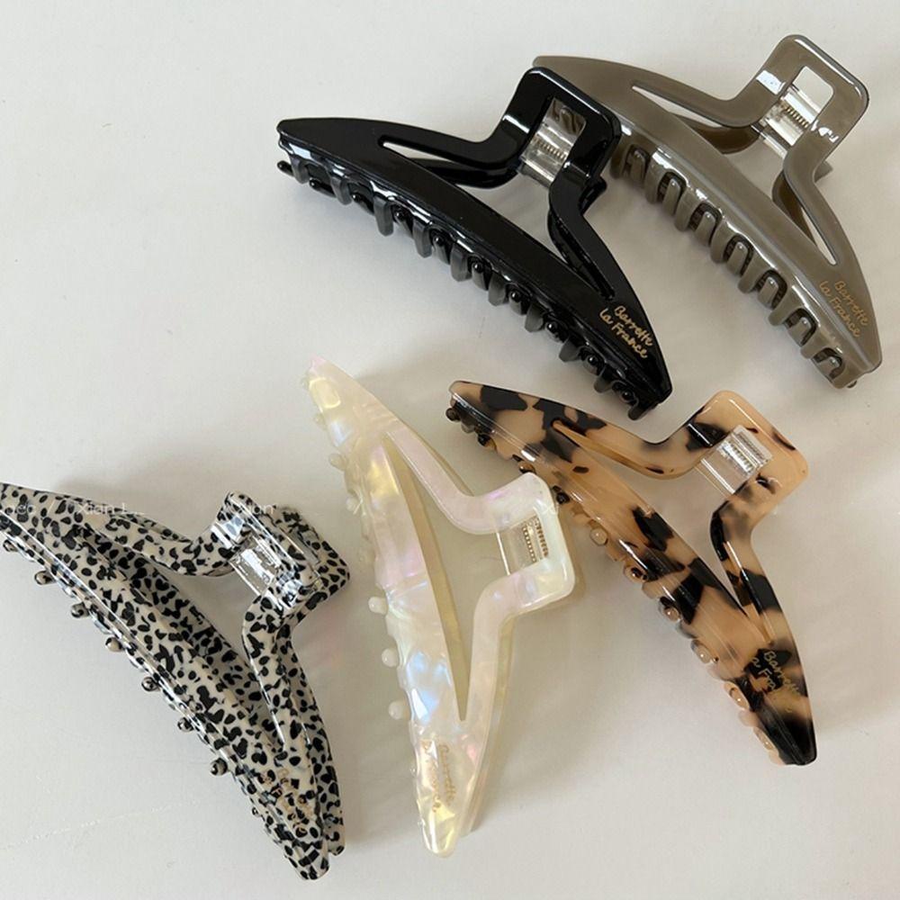 Kẹp Tóc Cỡ Lớn In Họa Tiết Da Báo Ngọt Ngào Dễ Thương Cho Nữ